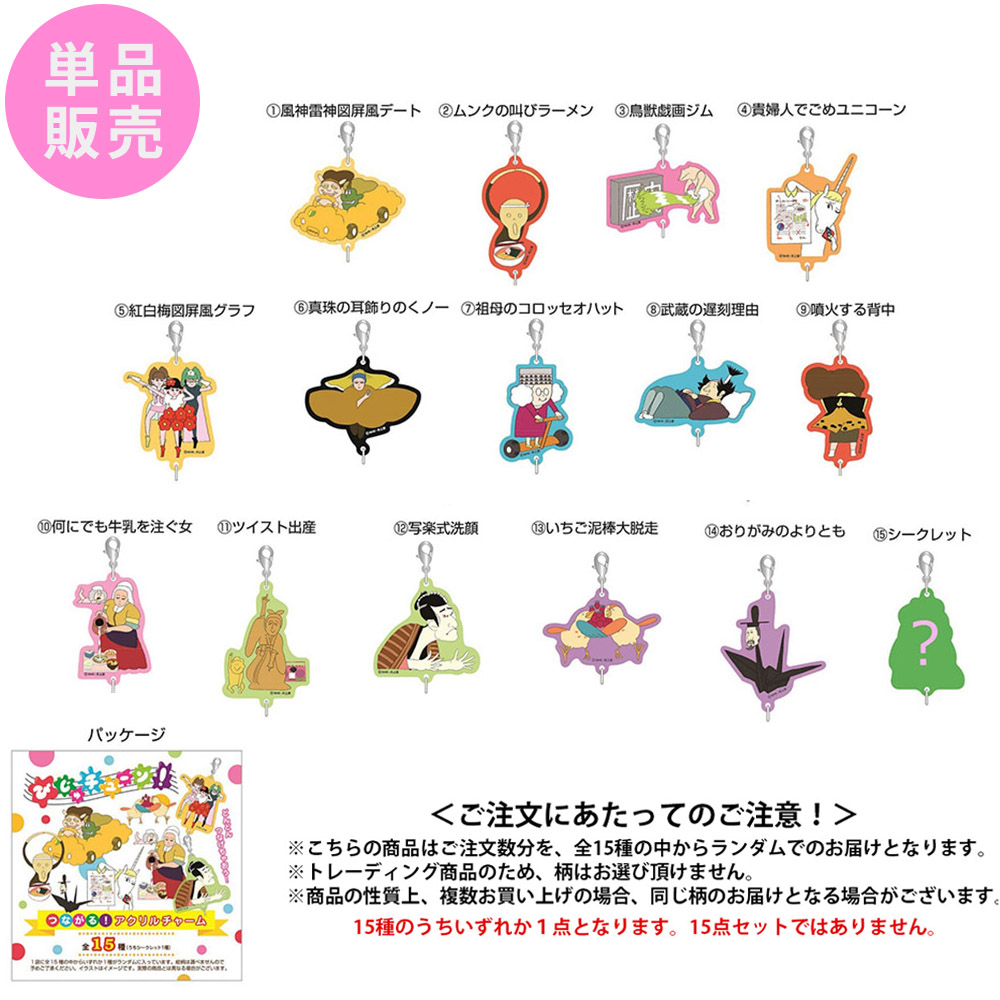 びじゅチューン！つながるアクリルチャーム | NHK キャラクター