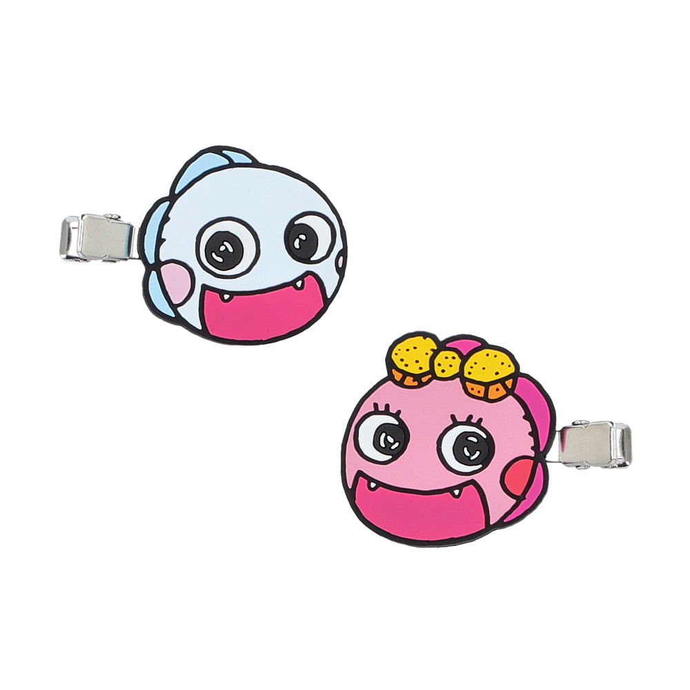 ざわざわ森のがんこちゃん 前髪クリップ(がんこちゃん＆がんぺーちゃん