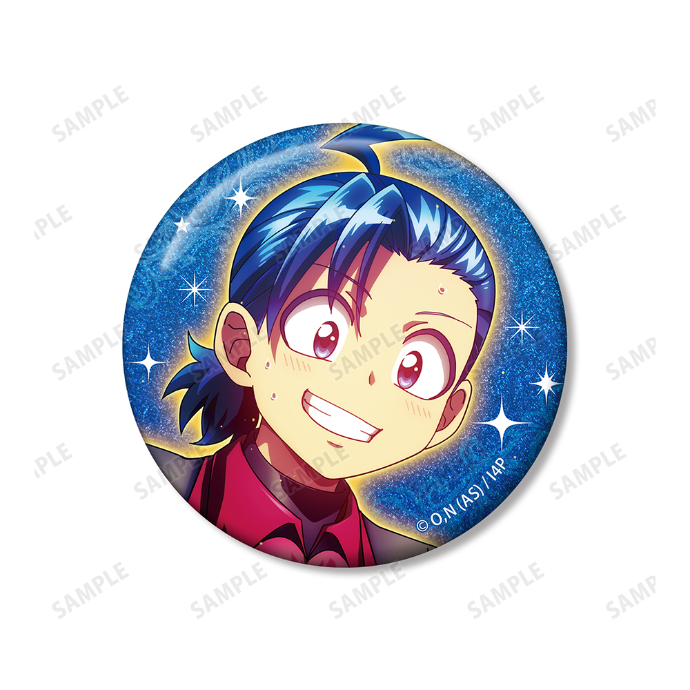 魔入りました！入間くん 鈴木入間 グリッター缶バッジ 2個セット