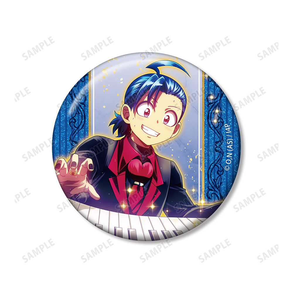 魔入りました！入間くん 鈴木入間 グリッター缶バッジ 2個セット