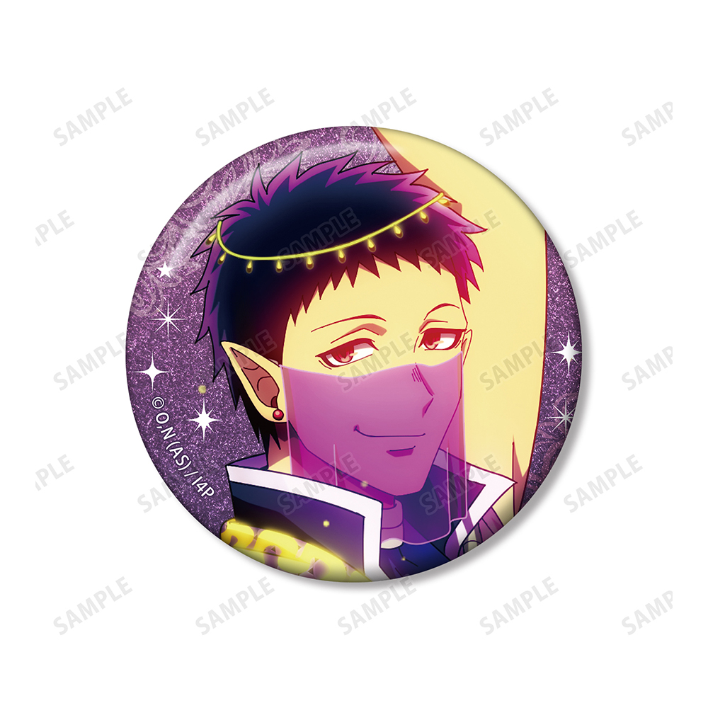魔入りました！入間くん ジャズ ハート缶バッジ 魔入りました！入間くん アンドロ・M・ジャズ グリッター缶バッジ 2個