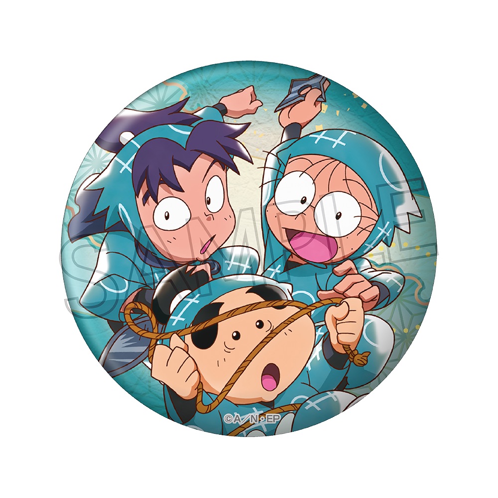 忍たま乱太郎 ヴィンテージシリーズ 缶バッジVol.4 乱太郎&きり丸&しん