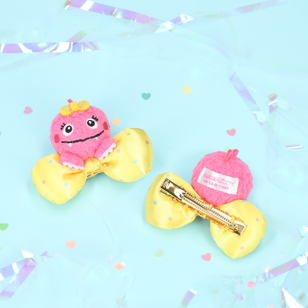 ざわざわ森のがんこちゃん がんこちゃん マスコットリボンヘアクリップ