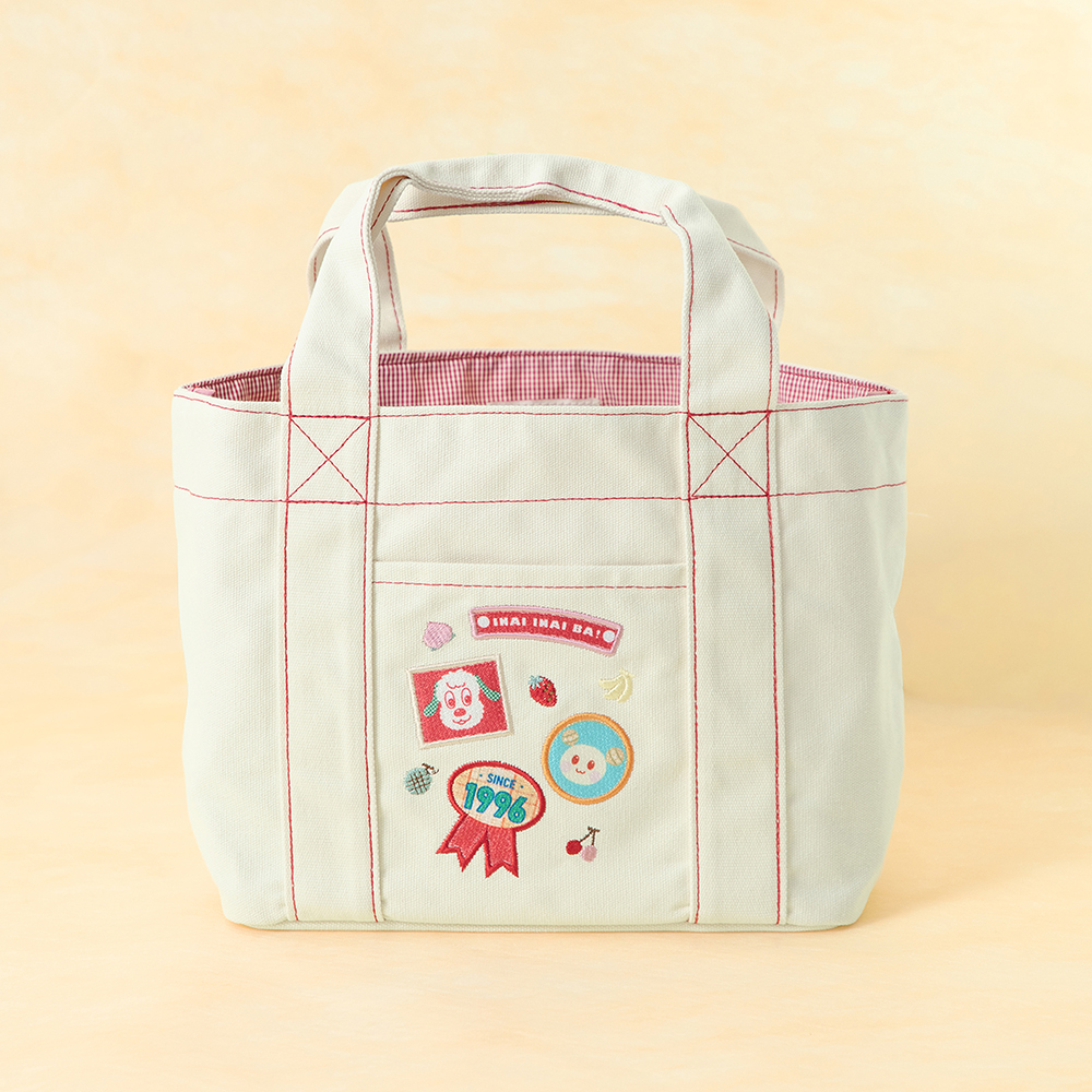 sawawa♡ページ トートバッグ フリンジ ミニトート いないいないばあっ！ OTONA STAGE ワッペンミニトートバッグ