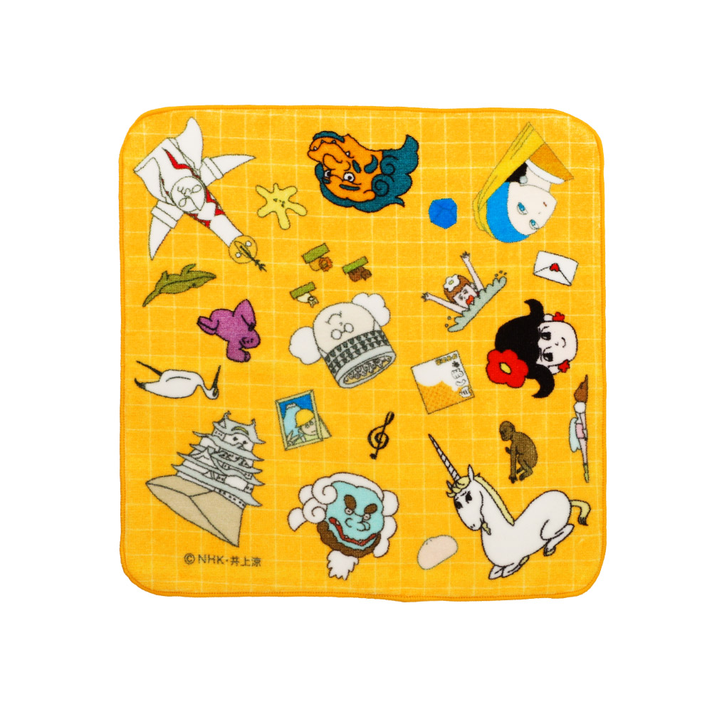 びじゅチューン！ミニタオルイエロー | NHK キャラクターショップ