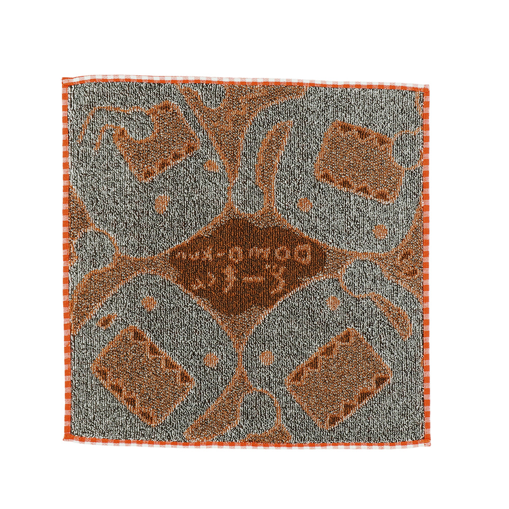 どーもくん ジャガードハンドタオル チェック柄 | NHK キャラクター