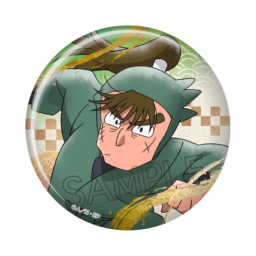 忍たま乱太郎 箔押し缶バッジ 中在家長次 | NHK キャラクターショップ