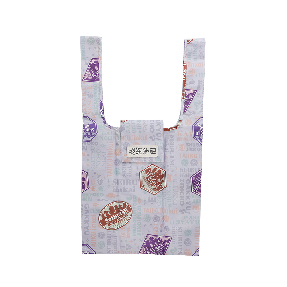 忍たま乱太郎巻物風エコバッグ（体育委員会・生物委員会・火薬委員会