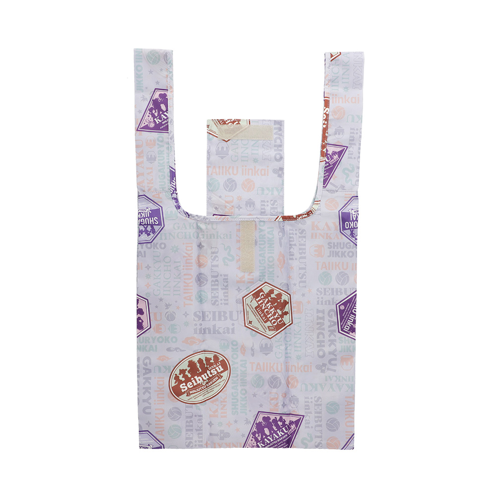 忍たま乱太郎巻物風エコバッグ（体育委員会・生物委員会・火薬委員会