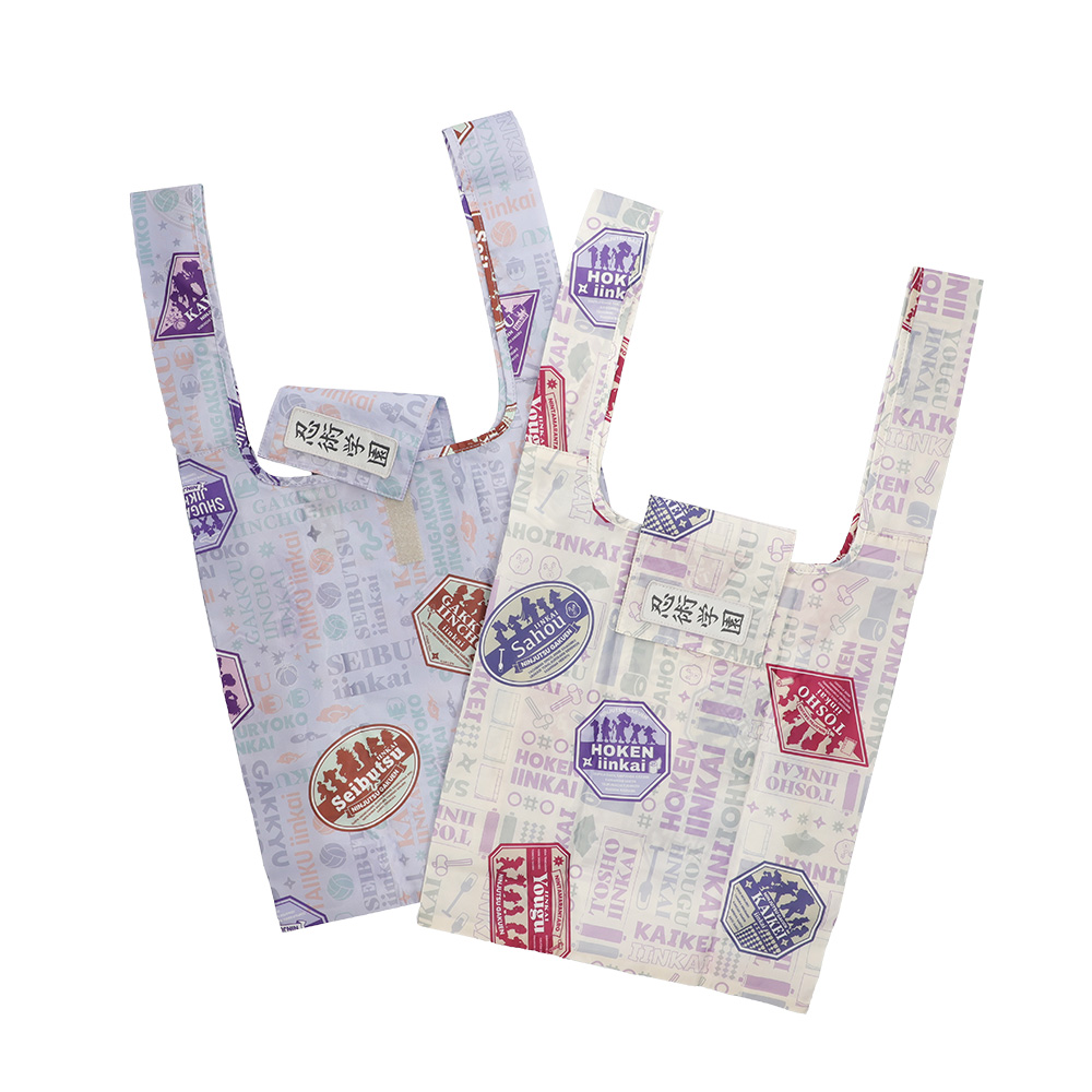 忍たま乱太郎巻物風エコバッグ（会計委員会・保健委員会・作法委員会