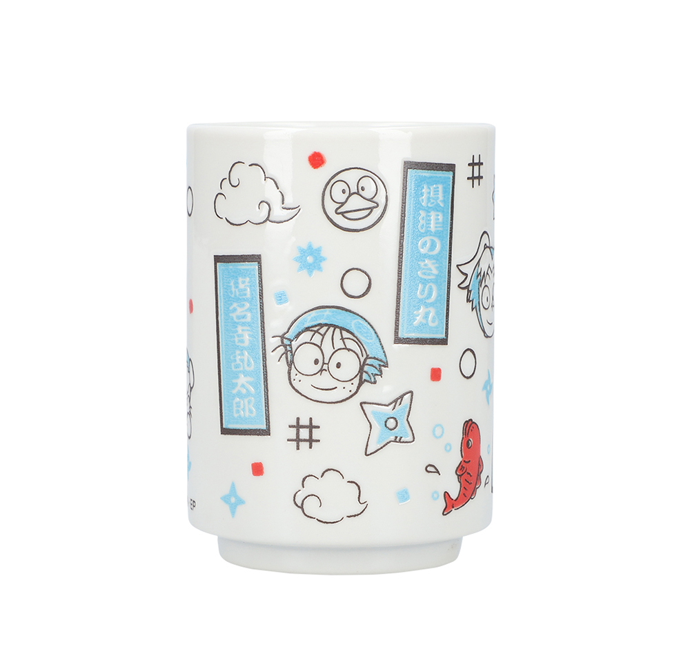 忍たま乱太郎 湯呑み 千社札柄 一年生（土井先生＋ヘムヘム）|NHK