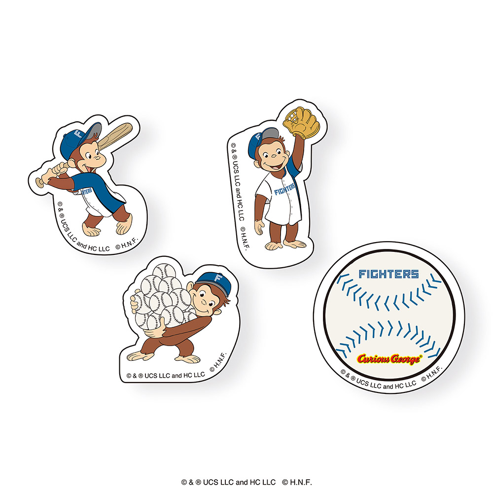 おさるのジョージ ステッカー ファイターズ| NHK キャラクターショップ