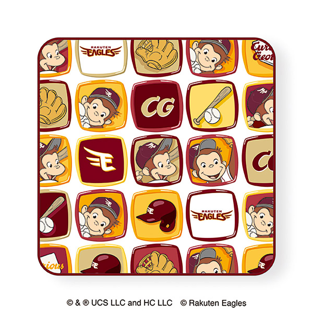 東北楽天ゴールデンイーグルス ハンドタオル / おさるのジョージ