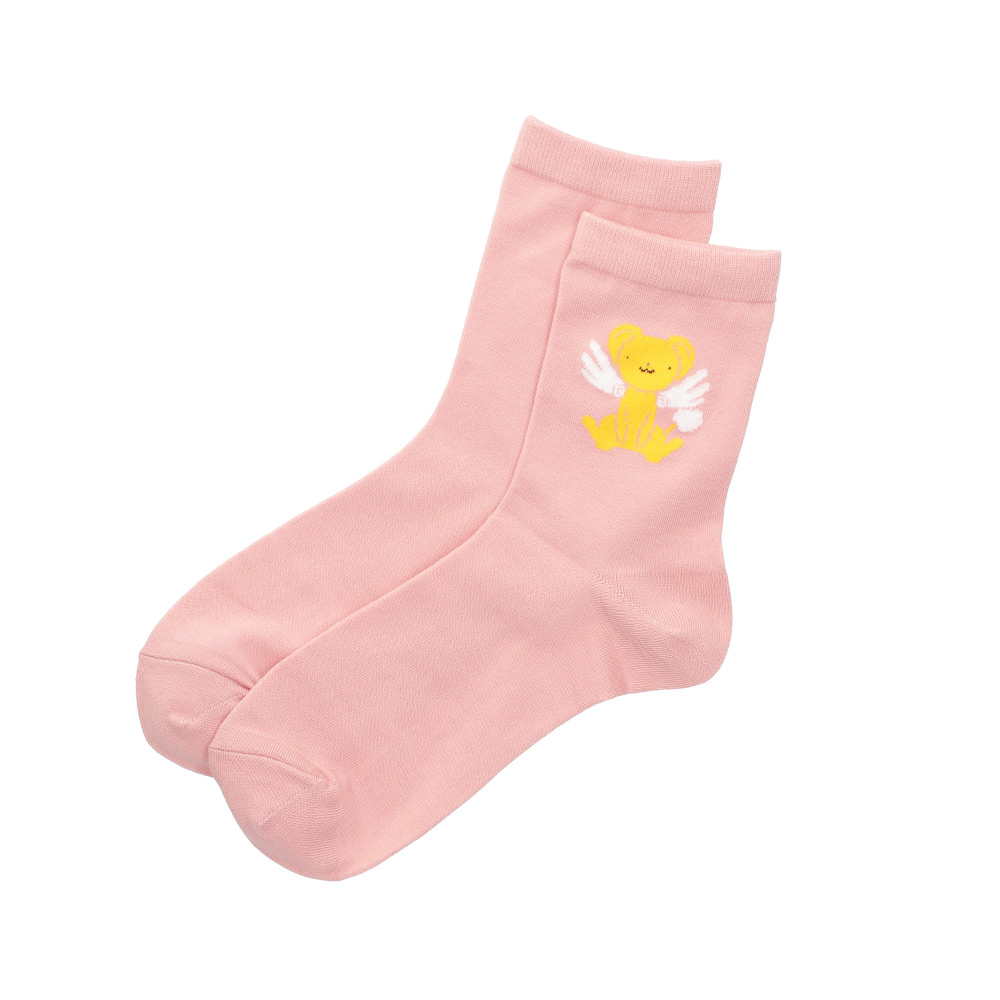 カードキャプターさくら ソックス ケロちゃん おすわり ピンク | NHK