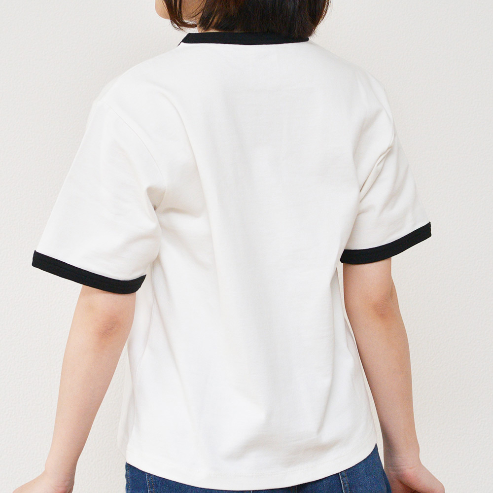 リンカブル　フレアタグTシャツ(ホワイト×ブラック) カードキャプターさくら リンガーTシャツ ブラック | NHK